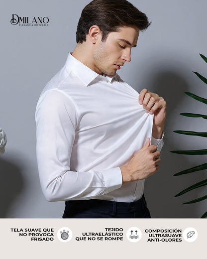 Camisa elastizada Demilano® Calce perfecto, tela europea. (Oferta 2X1)