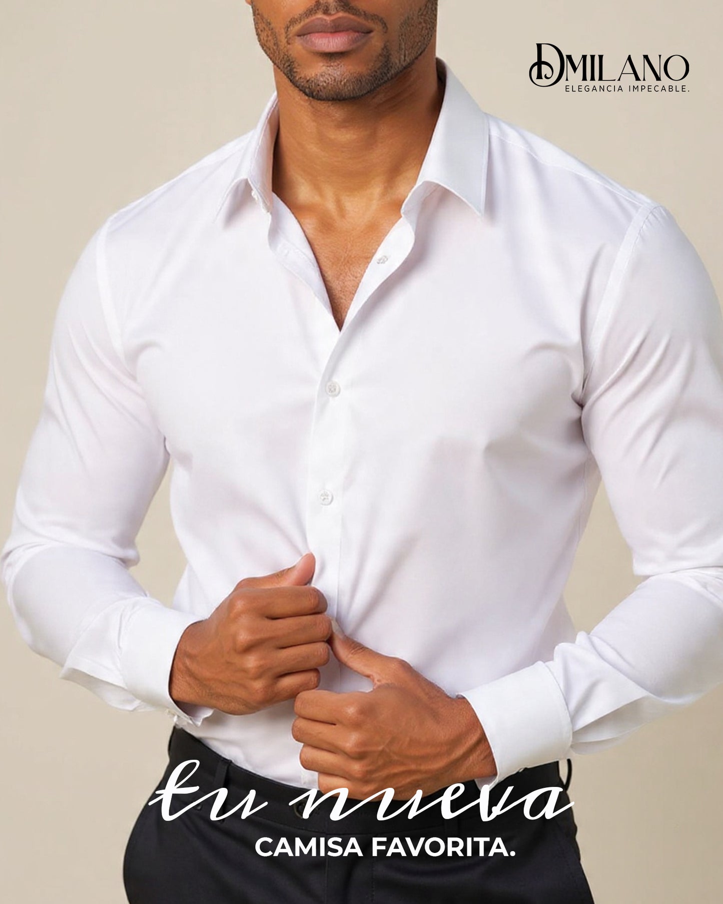 Camisa elastizada Demilano® Calce perfecto, tela europea. (Oferta 2X1)